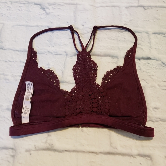 Victoria's Secret size XS Burgundy Bralette - Picture 2 of 3